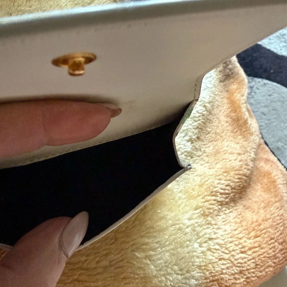 Saint Laurent Paris Compact Wallet - White Base with Multicolor Shapes - Picture 6 of 7